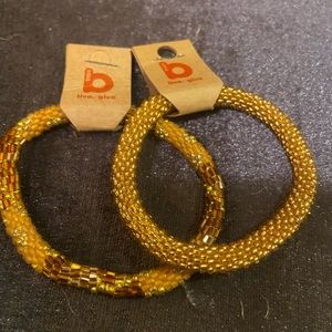 Bops brand beaded bracelets from Nepal.